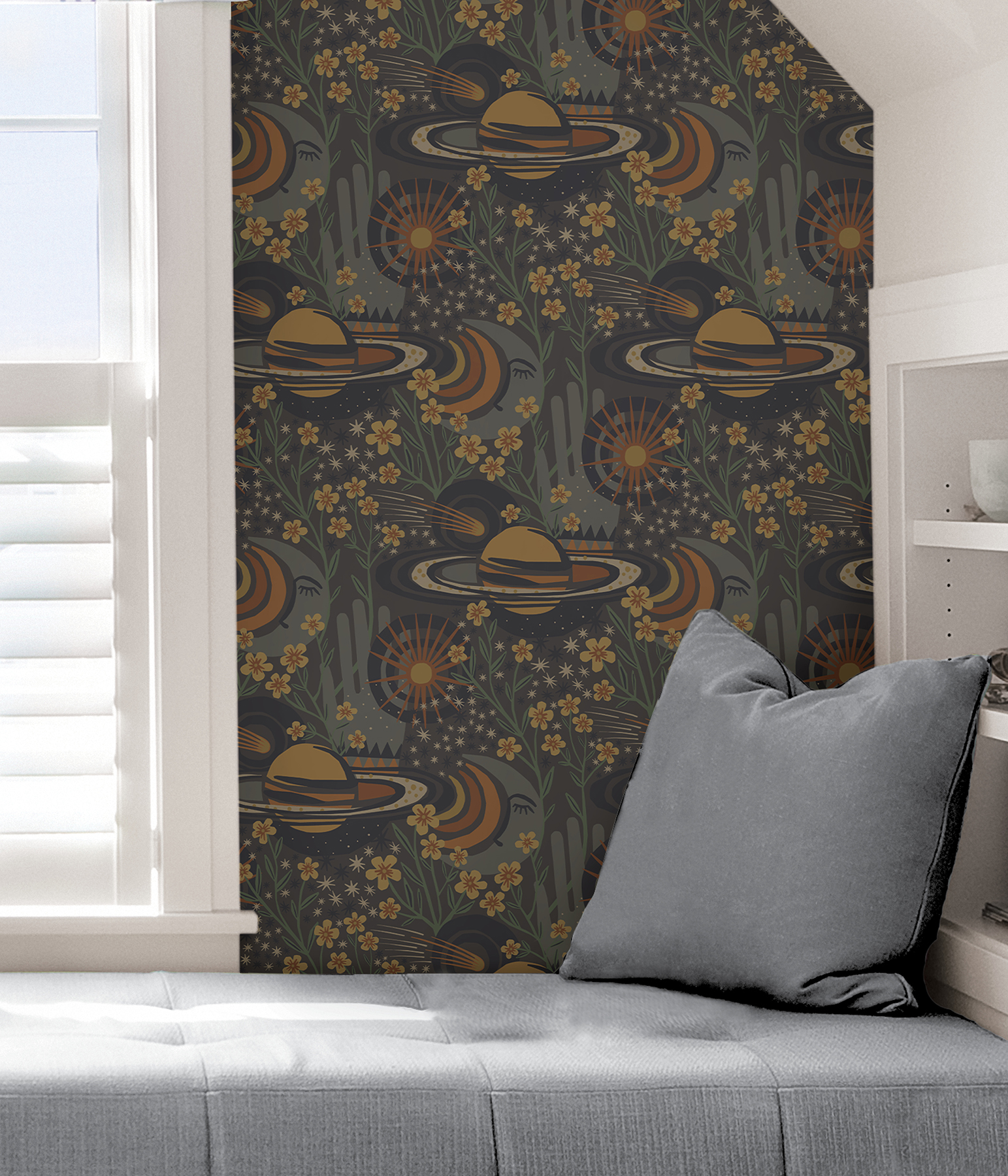 Smoke Ethereal Cosmos Peel & Stick Wallpaper