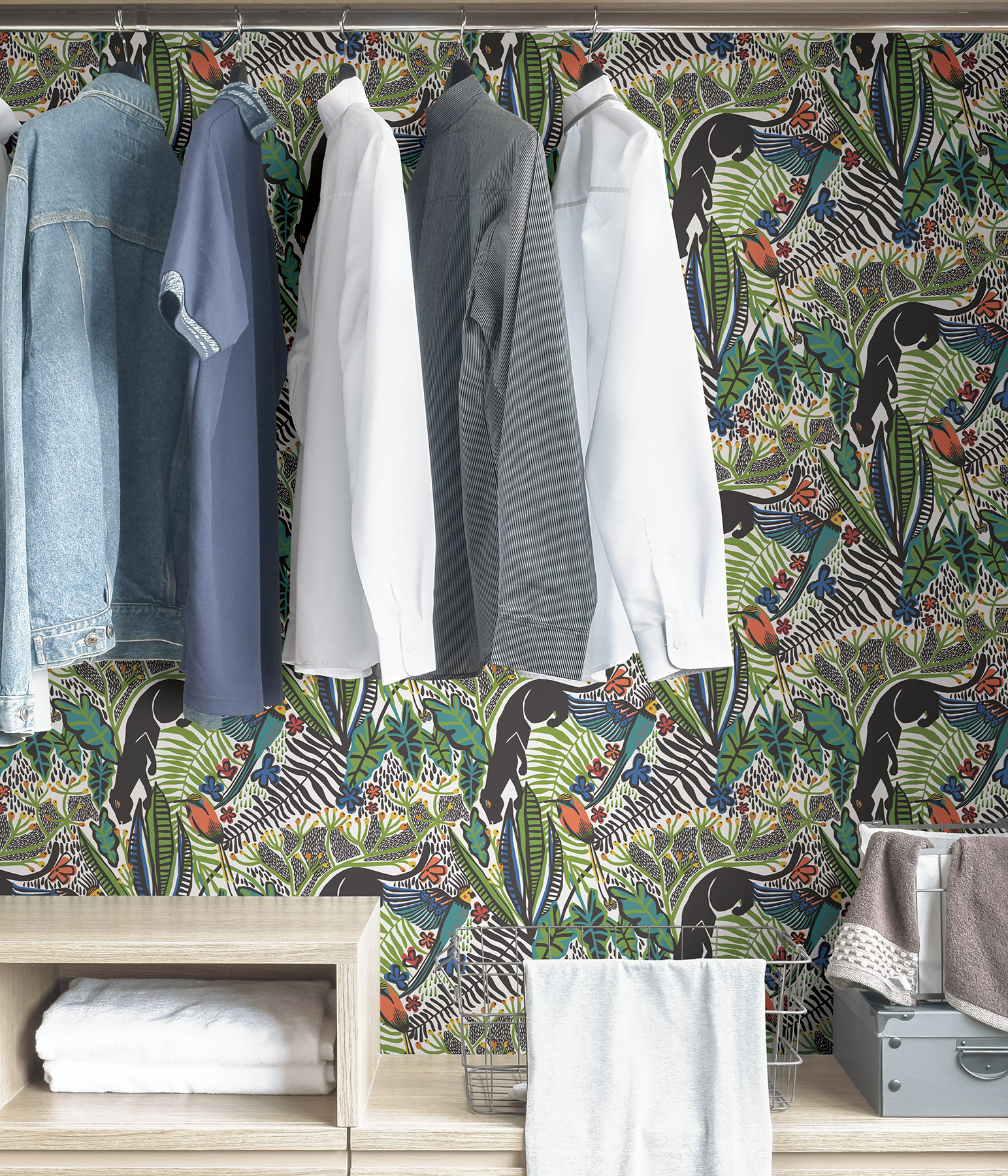 Primary Poise Peel & Stick Wallpaper