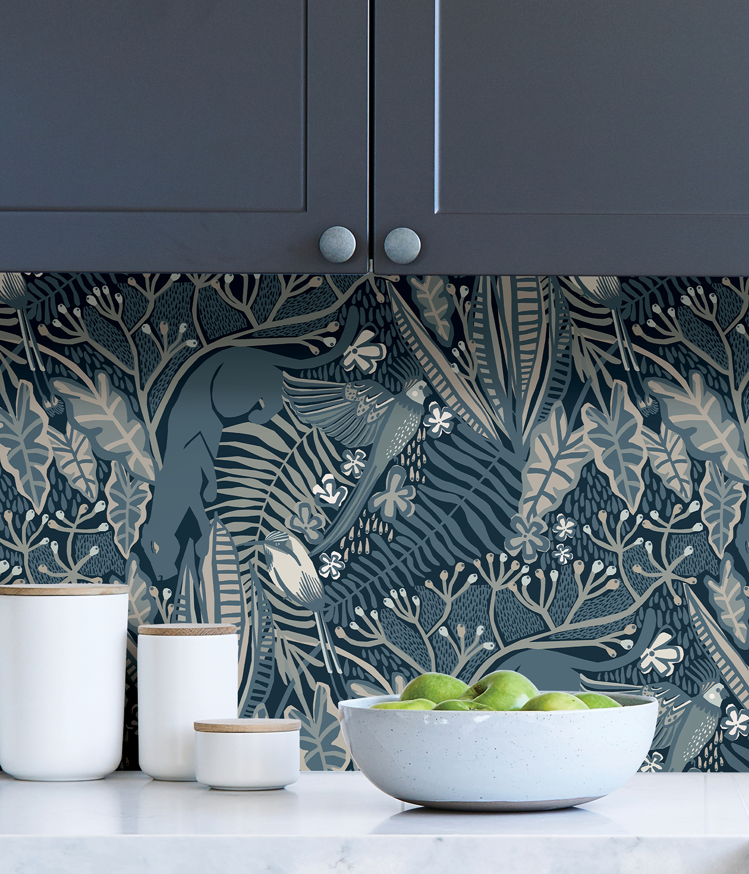 Blues Poise Peel & Stick Wallpaper