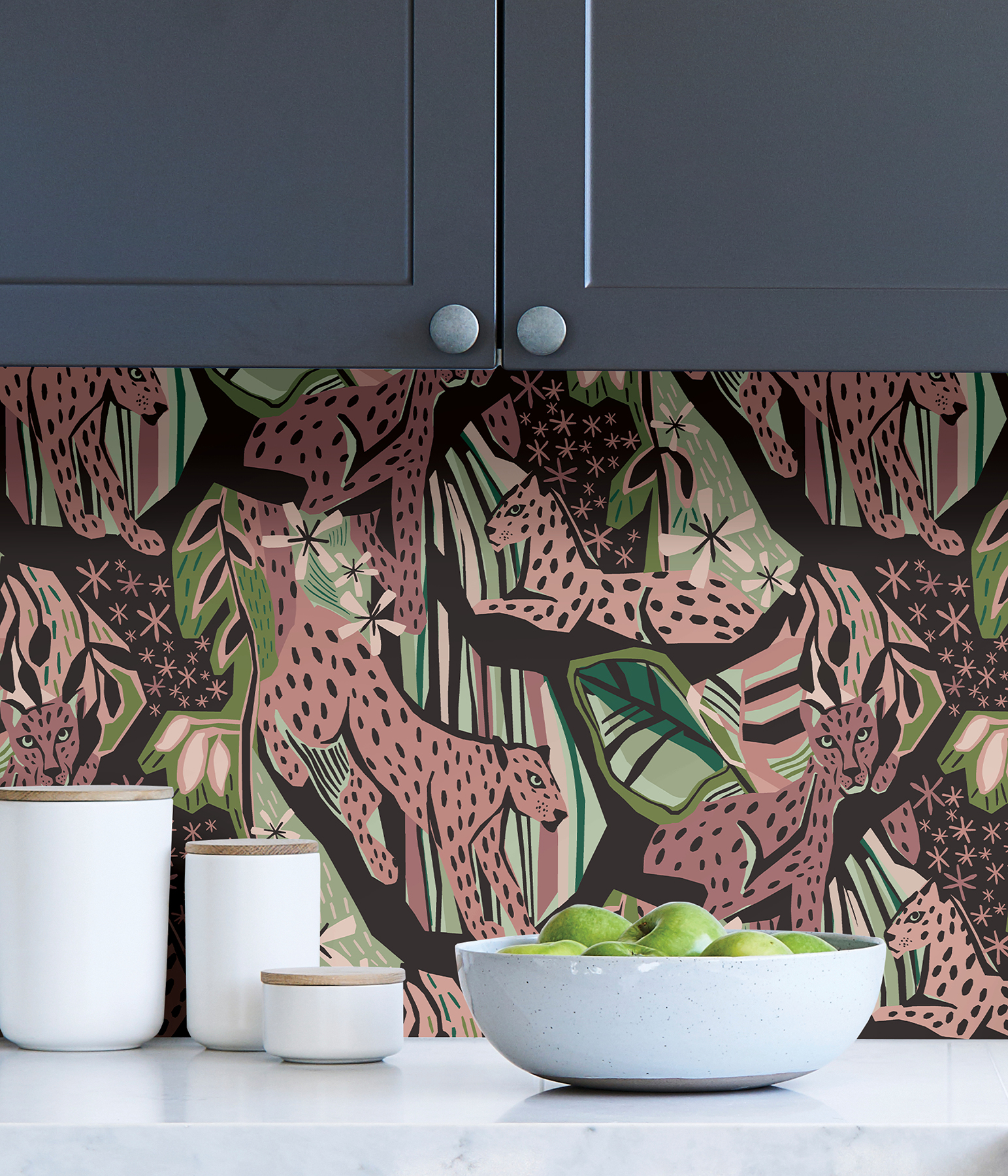 Plum Cat Nap Peel & Stick Wallpaper