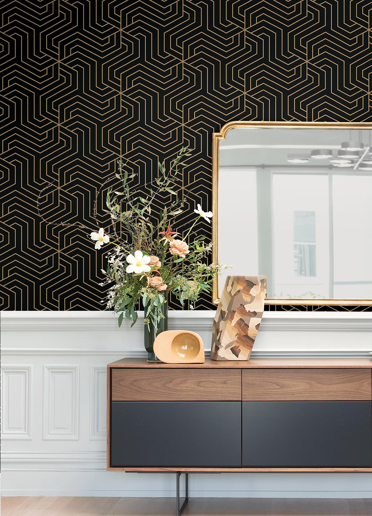 Rachel Zoe Peel and Stick Wallpaper by NuWallpaper and Brewster