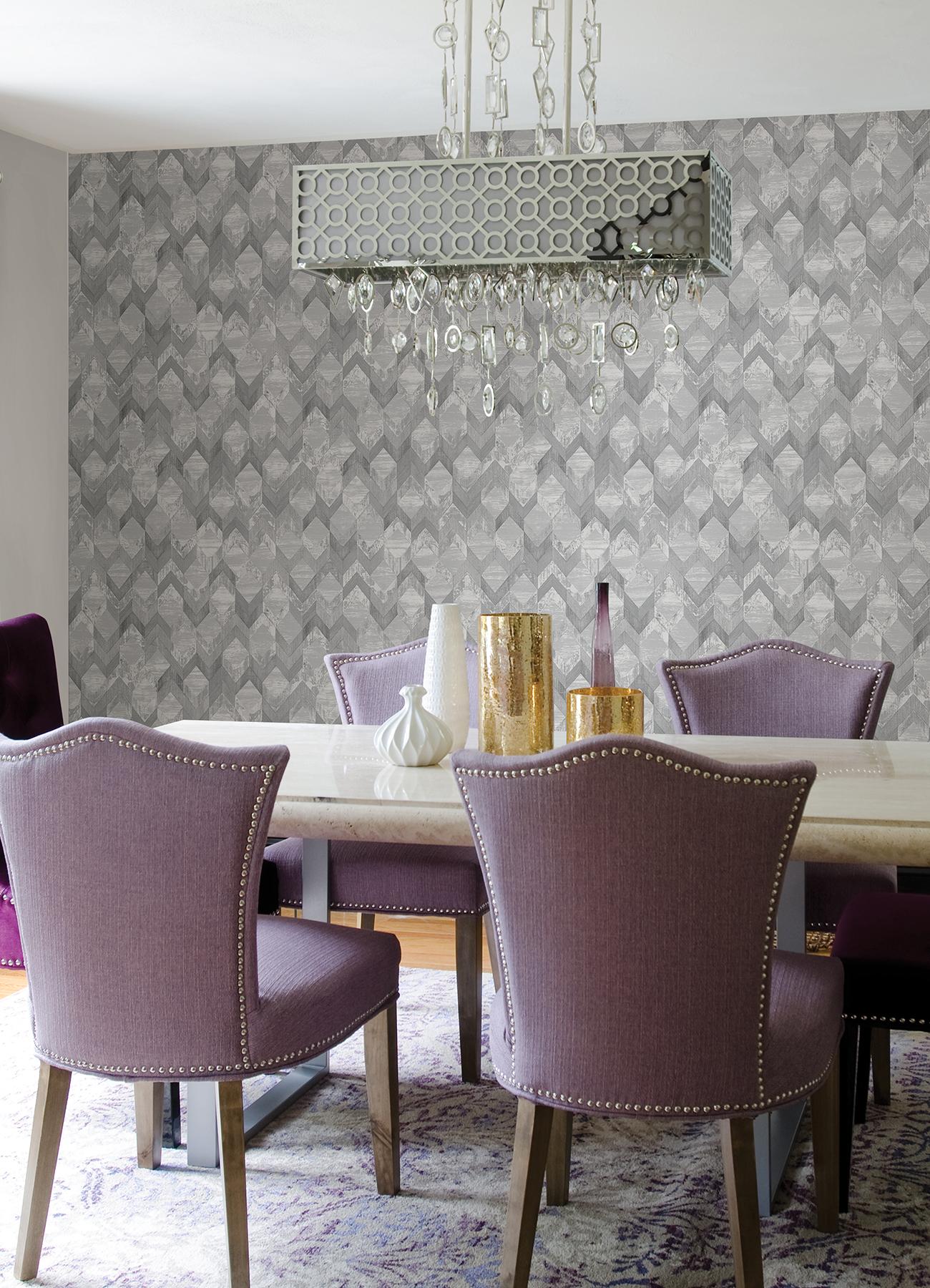 Rachel Zoe Peel and Stick Wallpaper by NuWallpaper and Brewster