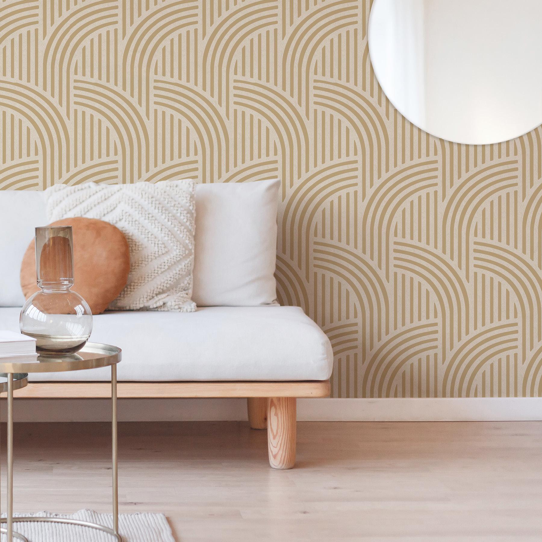 Scott Living by Drew and Jonathan Scott Peel and Stick Wallpaper by NuWallpaper and Brewster