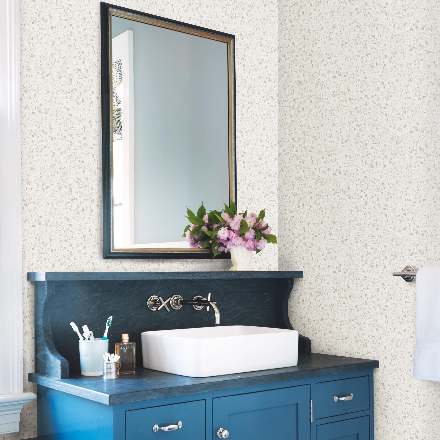 Scott Living by Drew and Jonathan Scott Peel and Stick Wallpaper by NuWallpaper and Brewster