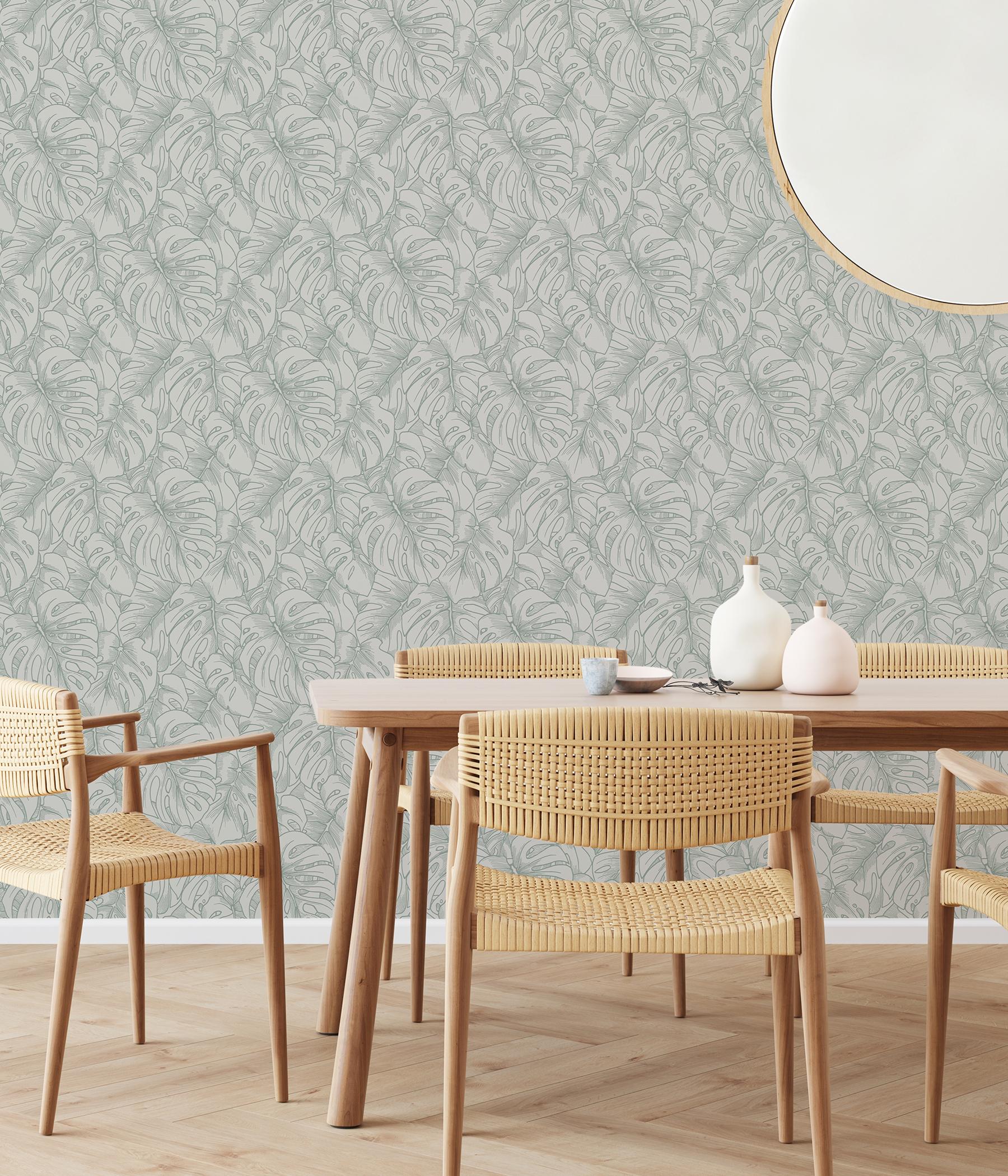 Scott Living by Drew and Jonathan Scott Peel and Stick Wallpaper by NuWallpaper and Brewster