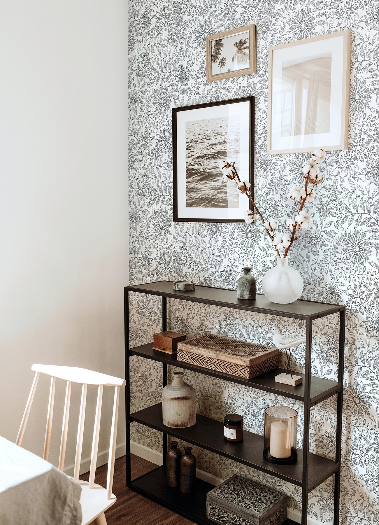 Scott Living by Drew and Jonathan Scott Peel and Stick Wallpaper by NuWallpaper and Brewster