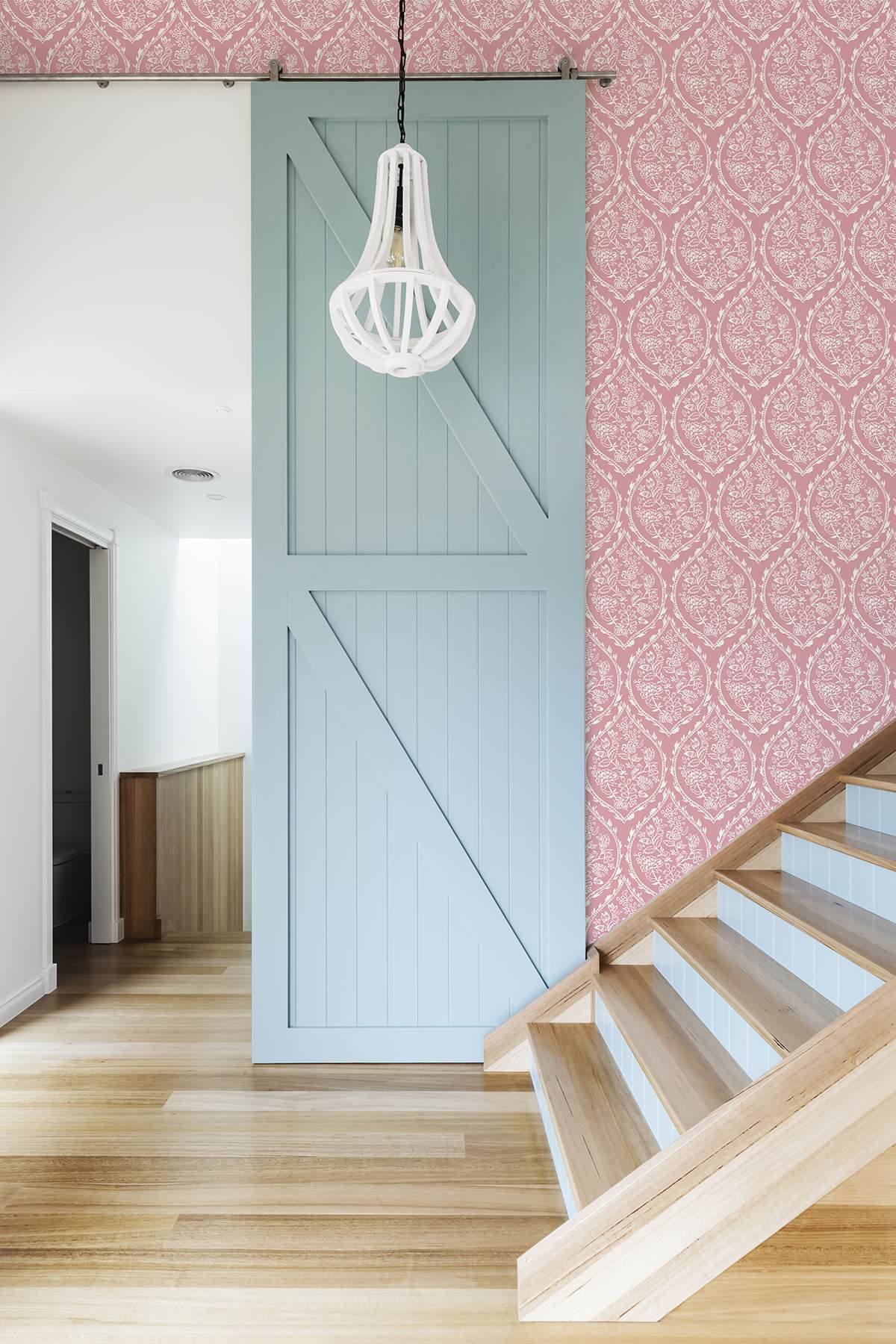 Pink Foxwood Meadow Peel & Stick Wallpaper