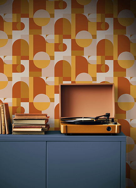 Boxanne Orange Peel & Stick Wallpaper