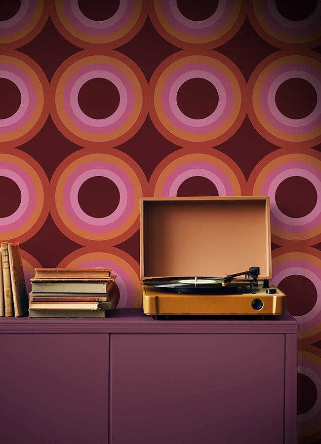 Sir Culls Pink Peel & Stick Wallpaper