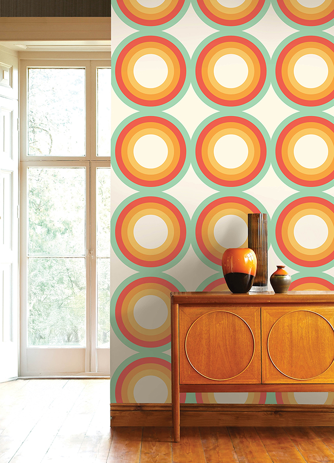 Sir Culls Orange Peel & Stick Wallpaper