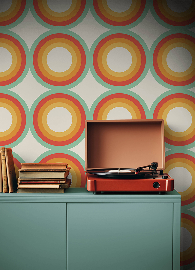 Sir Culls Orange Peel & Stick Wallpaper