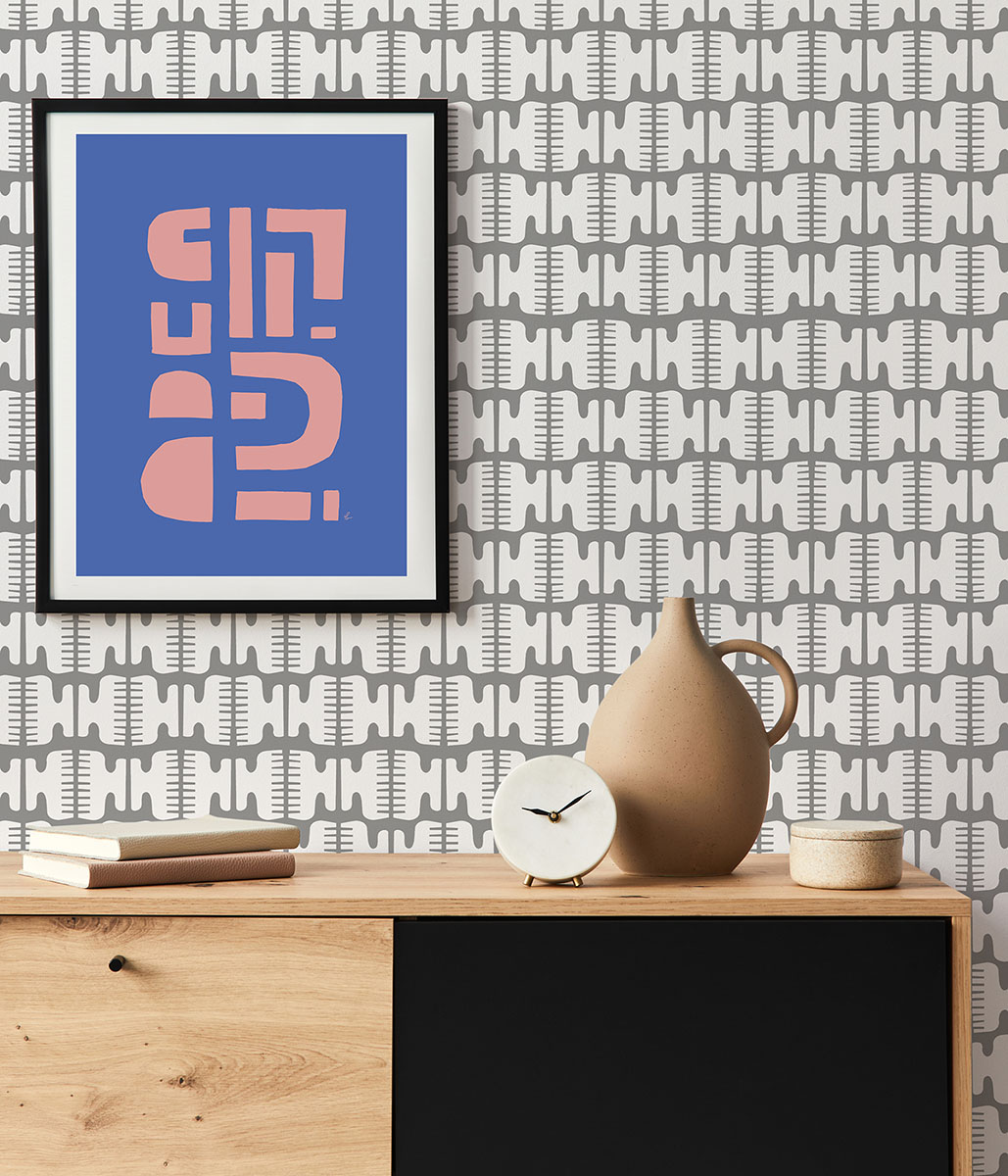 Grey Shift Peel & Stick Wallpaper