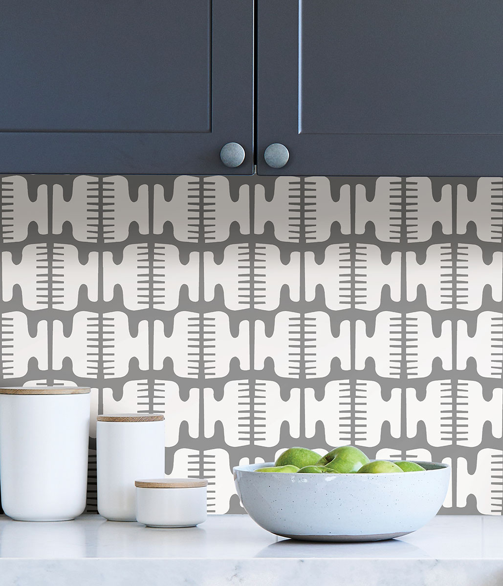 Grey Shift Peel & Stick Wallpaper