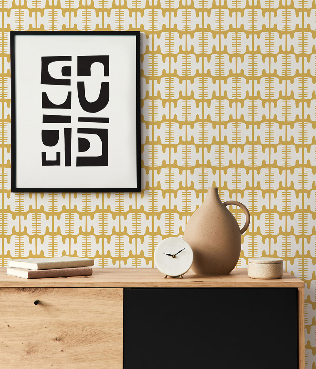 Yellow Shift Peel & Stick Wallpaper