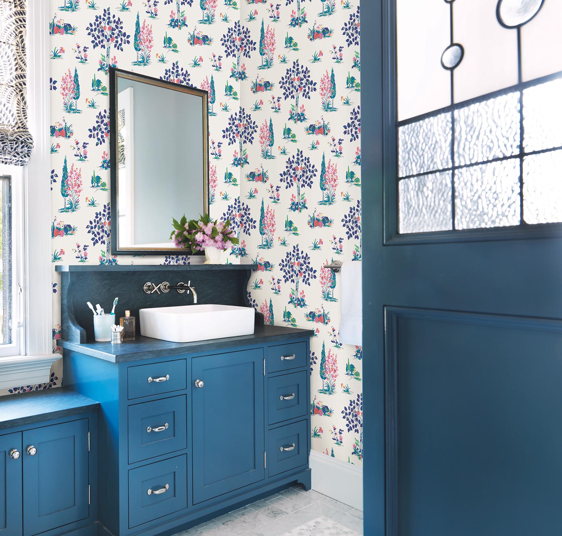 Wallpops by Vera Bradley Peel and Stick Wallpaper by NuWallpaper and Brewster