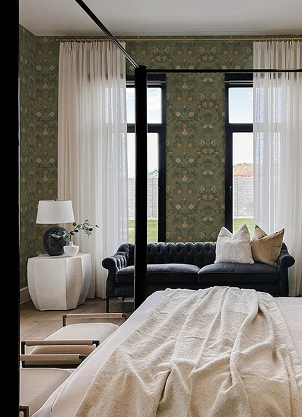 Melograno Moss Peel & Stick Wallpaper