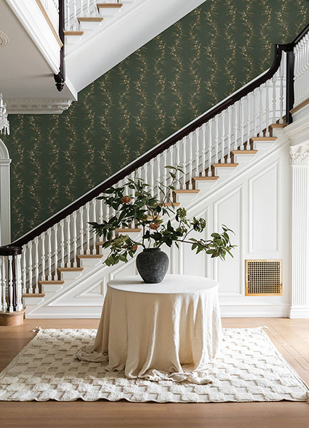 Posy Spruce Peel & Stick Wallpaper