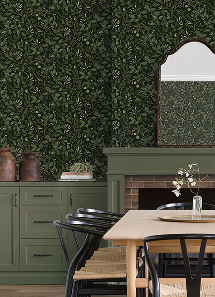 Emerson Hunter Green Peel & Stick Wallpaper