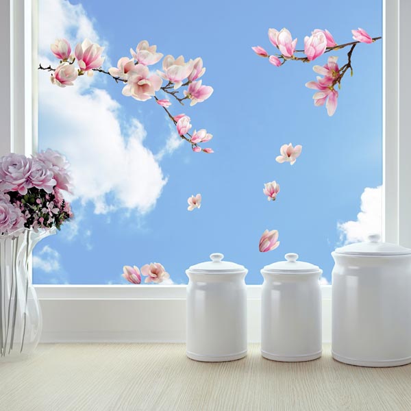 Magnolia Window Decals