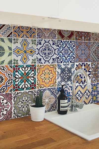 Azulejos Kitchen Panel
