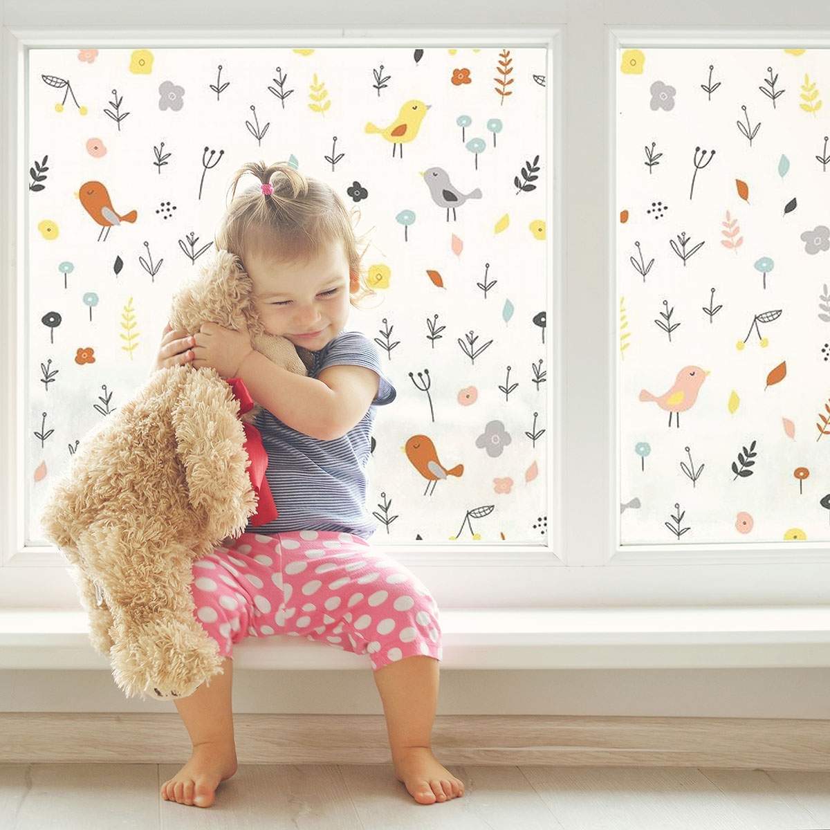 Birds Window Film Stickers