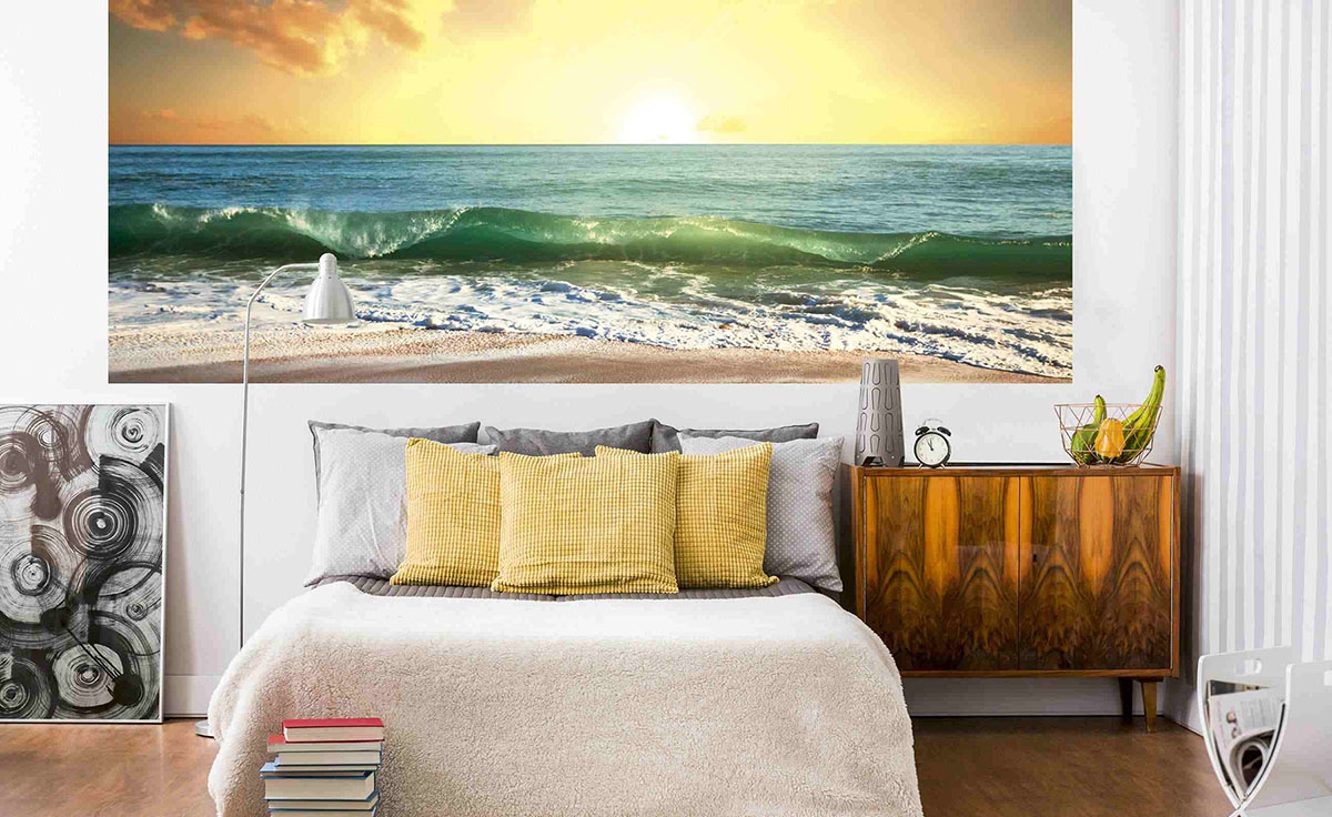 Sea Sunset Wall Mural