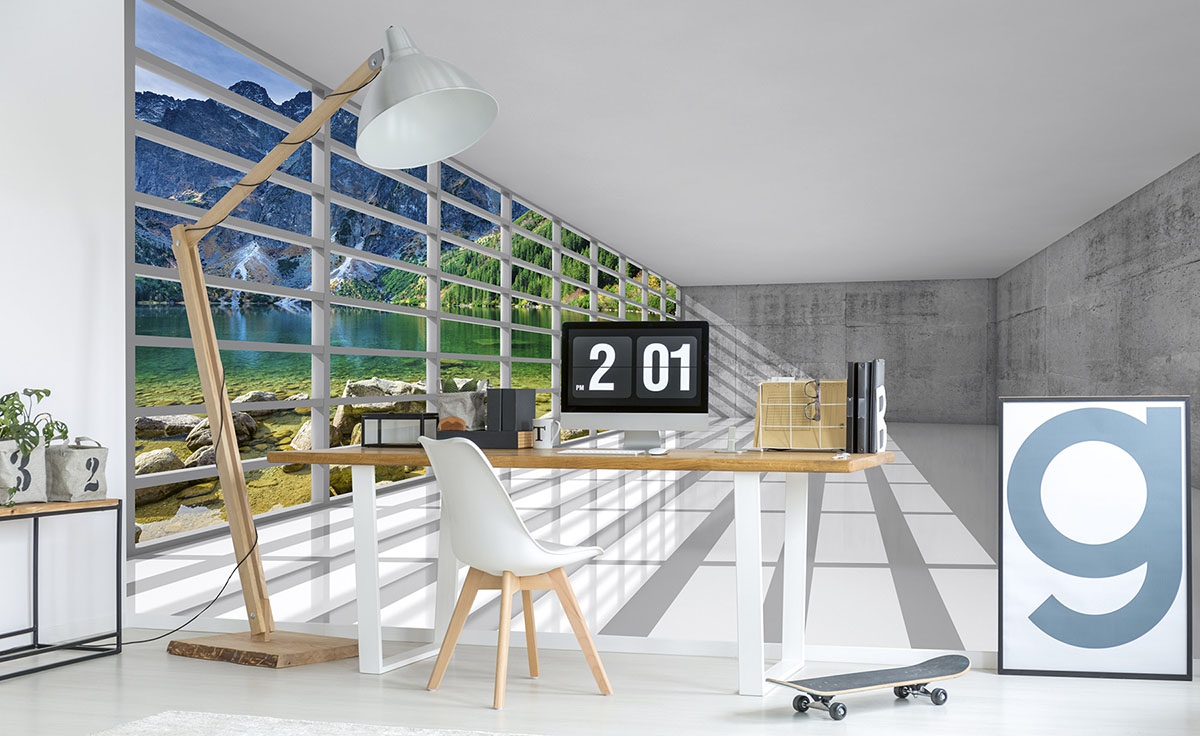 Empty Interior Wall Mural