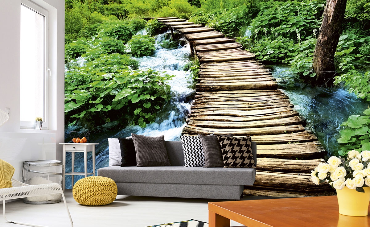 Boardwalk Wall Mural