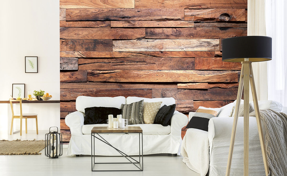 Wooden Wall Wall Mural