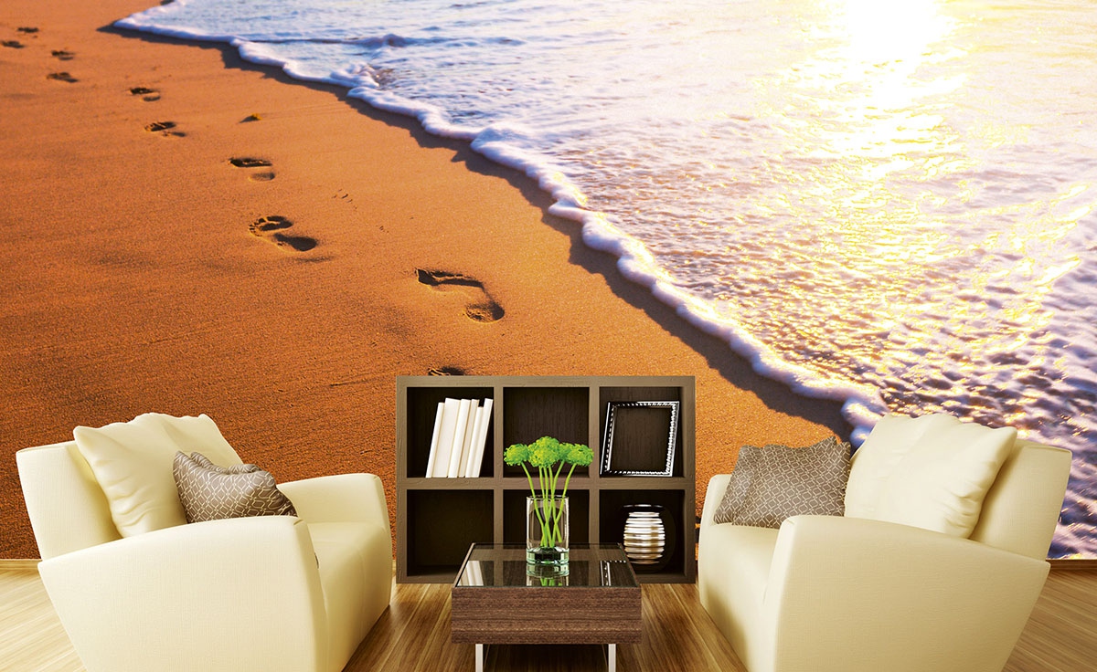 Footsteps Wall Mural