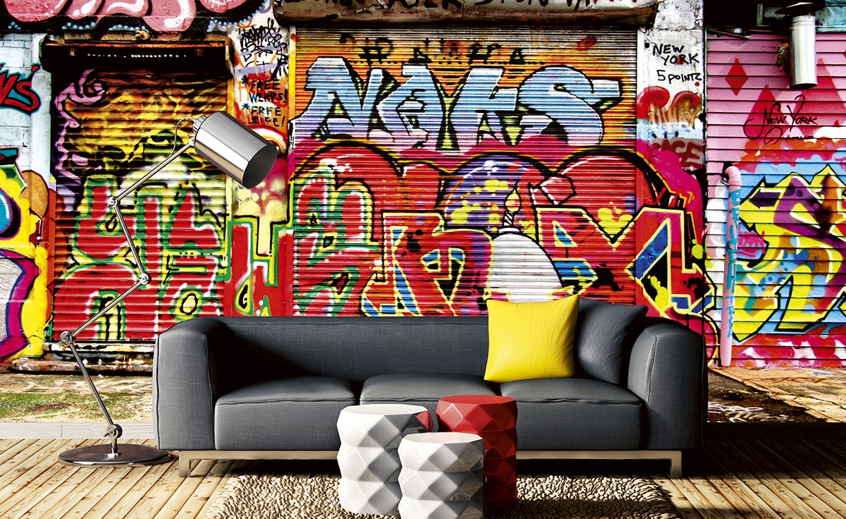 Graffiti Street Wall Mural