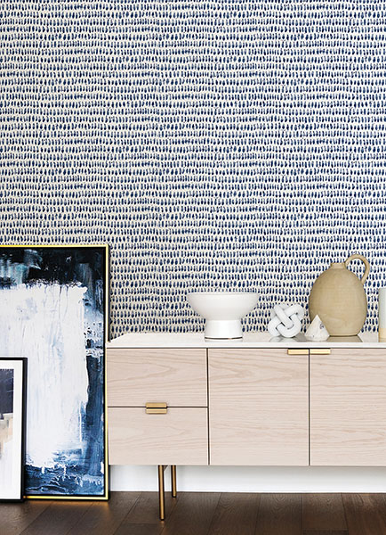 Mystical Navy Peel & Stick Wallpaper