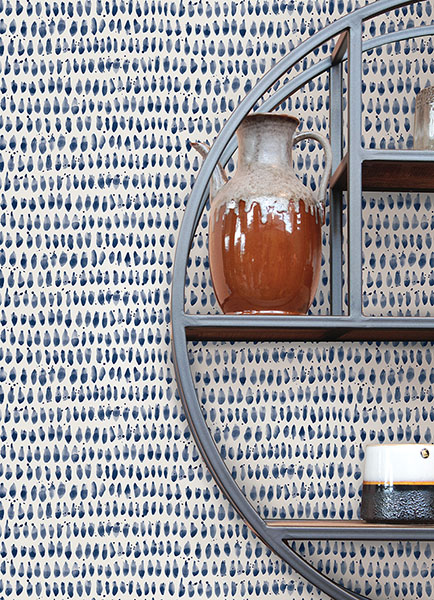 Mystical Navy Peel & Stick Wallpaper