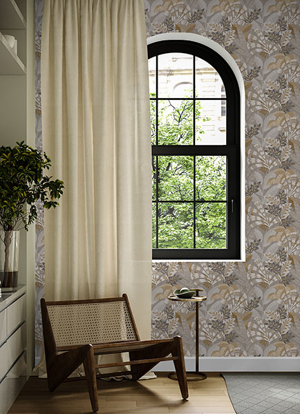 Yara Taupe Peel & Stick Wallpaper