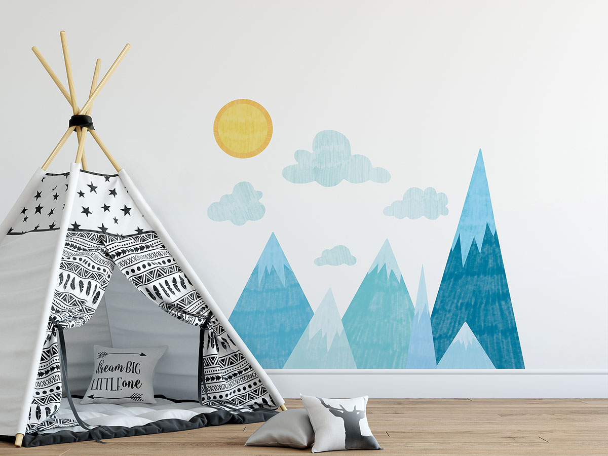The Peak of Mountain Wall Decal 