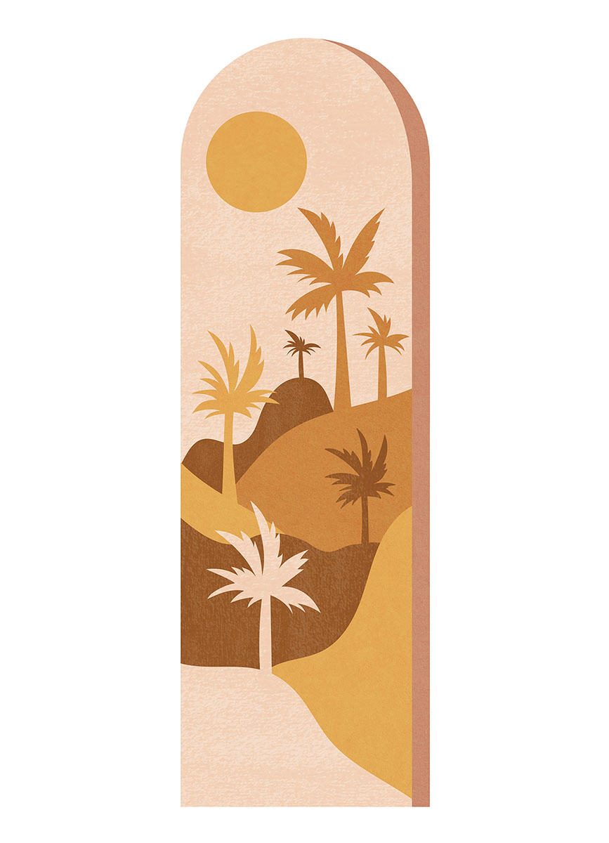 Tall slender porcelain bottle with natural clay textured body and cork stopper.