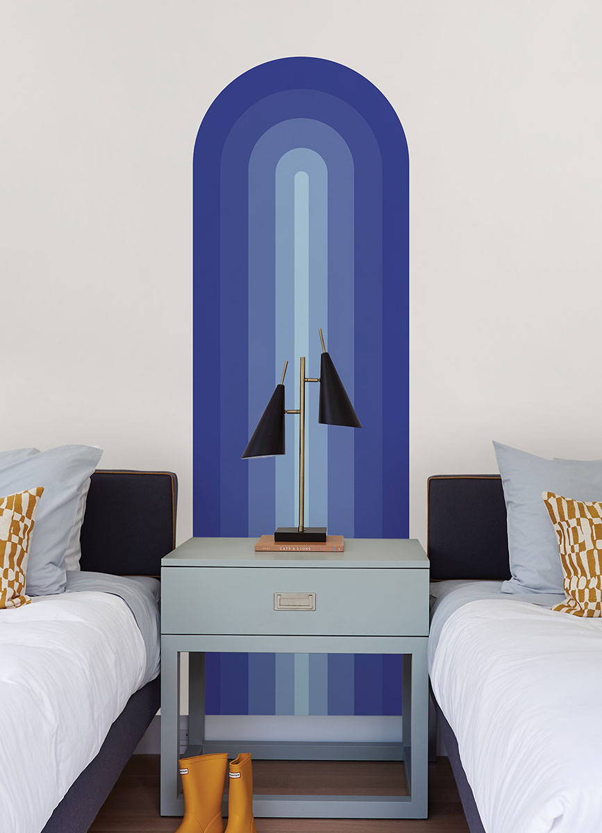 Waterfall The Blues Archway Decal