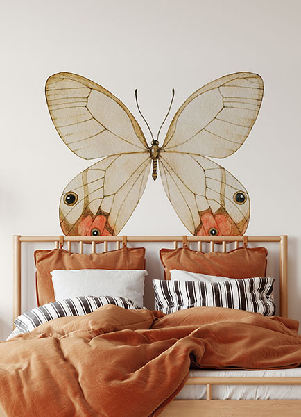 Butterfly Headboard Wall Decal