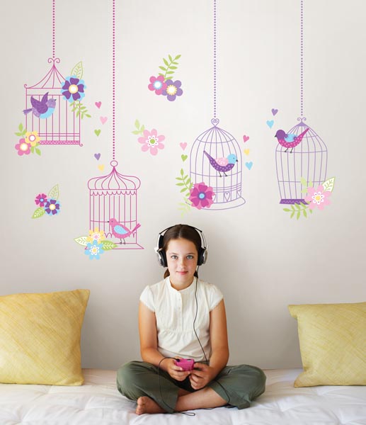Chirping The Day Away Wall Art Kit