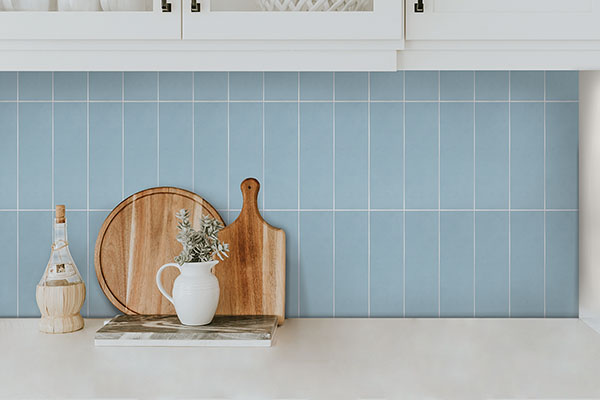 Subway Blue Peel & Stick Luxury Wall Tiles