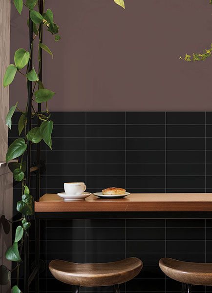 Subway Black Peel & Stick Luxury Wall Tiles