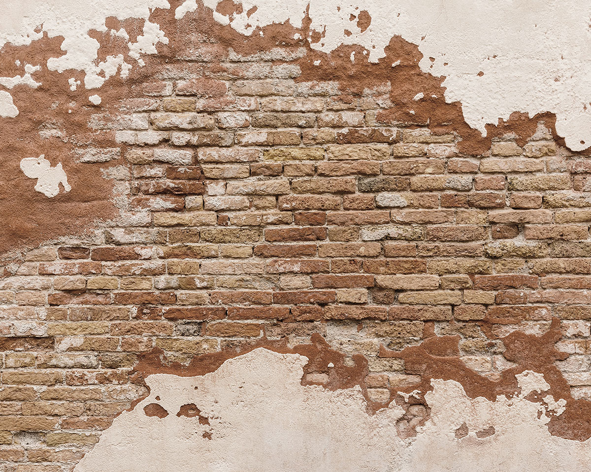 Distressed Brick Wall Mural