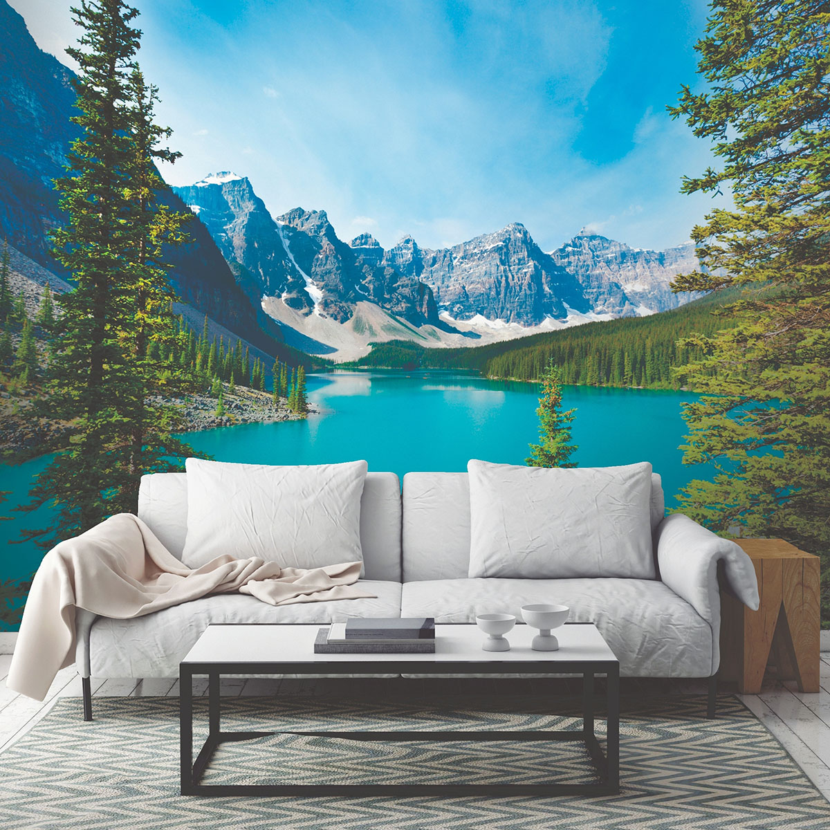 Lake Moraine Wall Mural