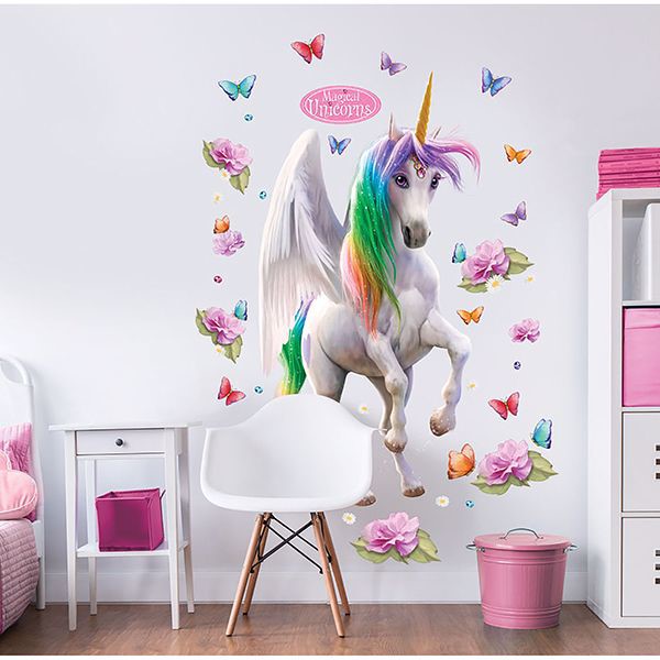 Magical Unicorn Large Character Sticker