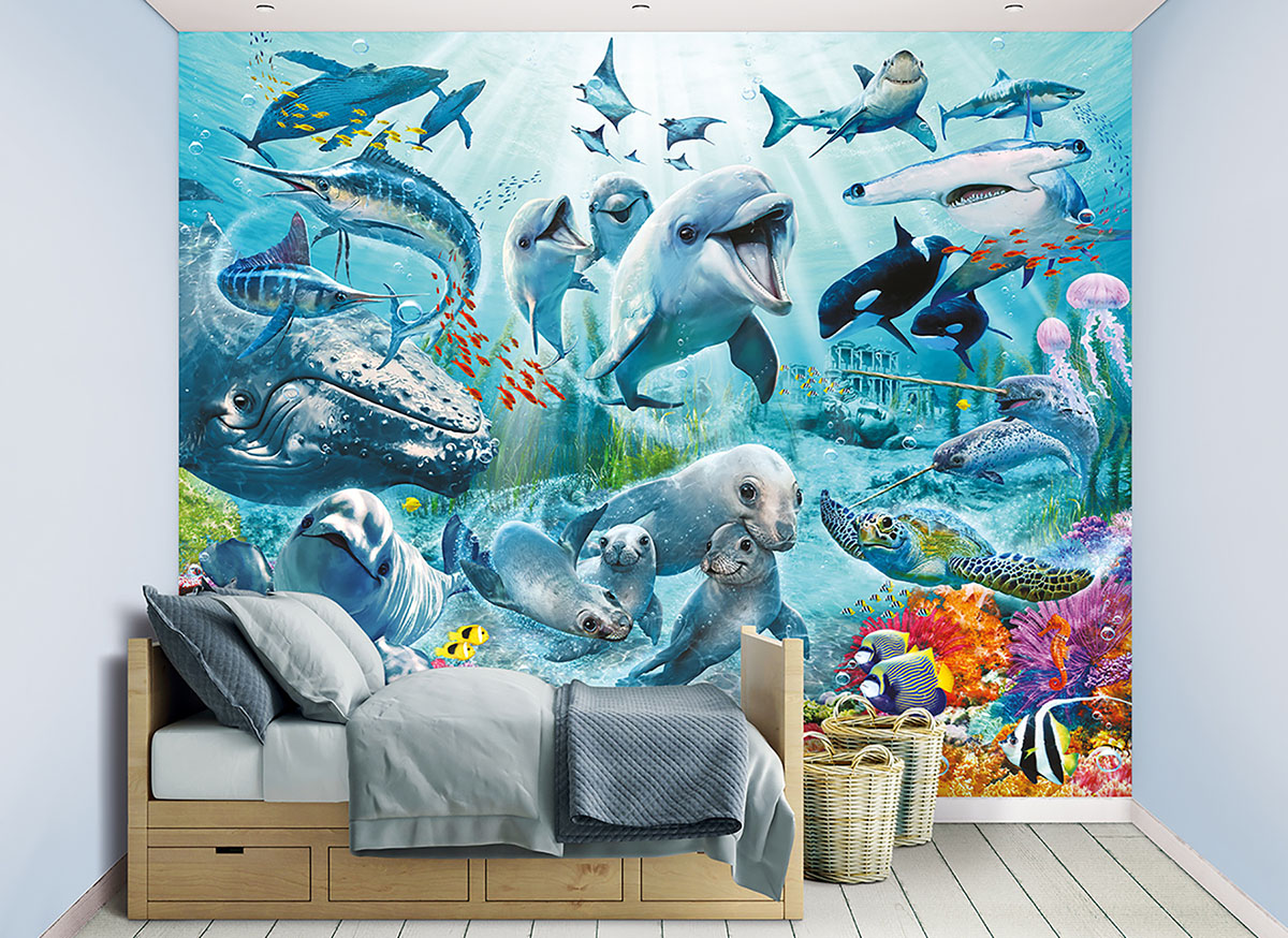 Under The Sea Wall Mural