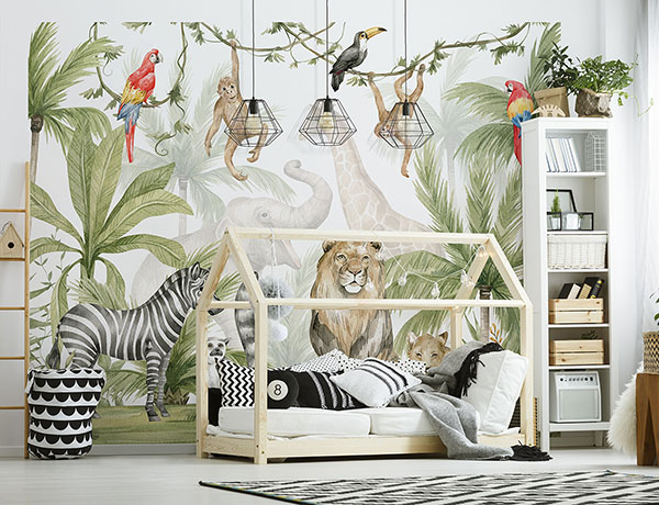 Jungle Safari Wall Mural