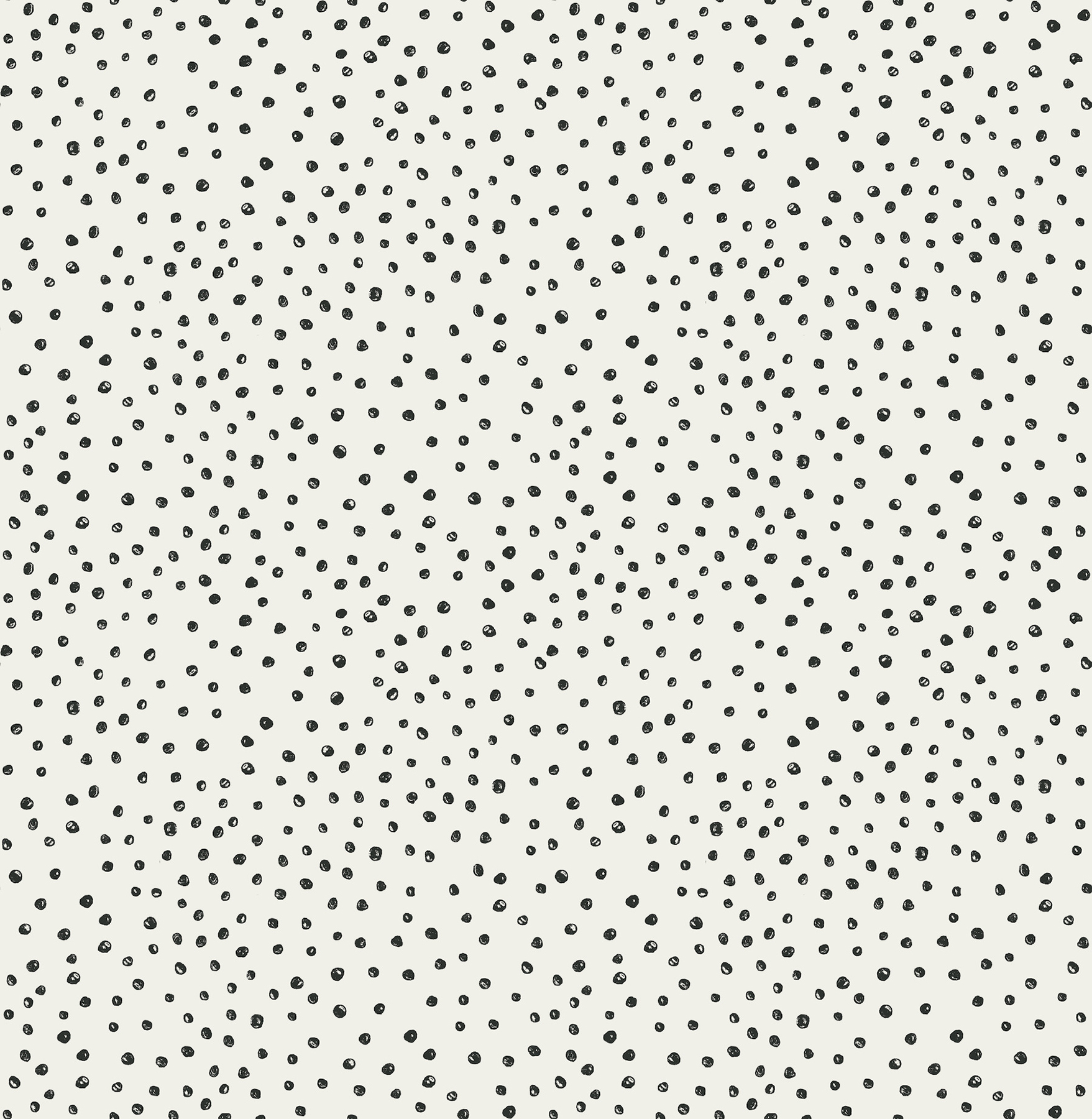Cassie Black Petite Polka Wallpaper
