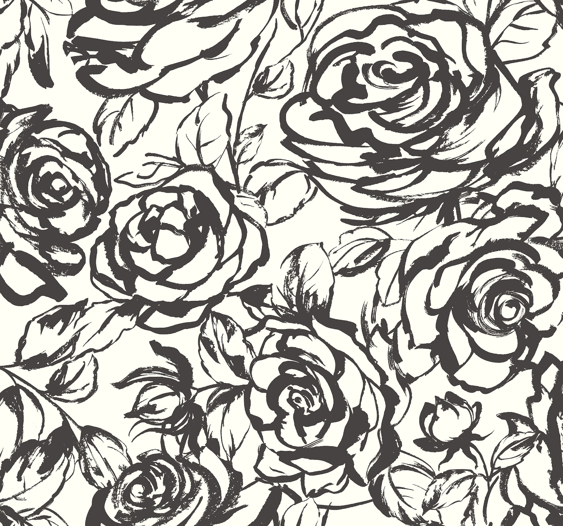 Nelda Black Rose Wallpaper