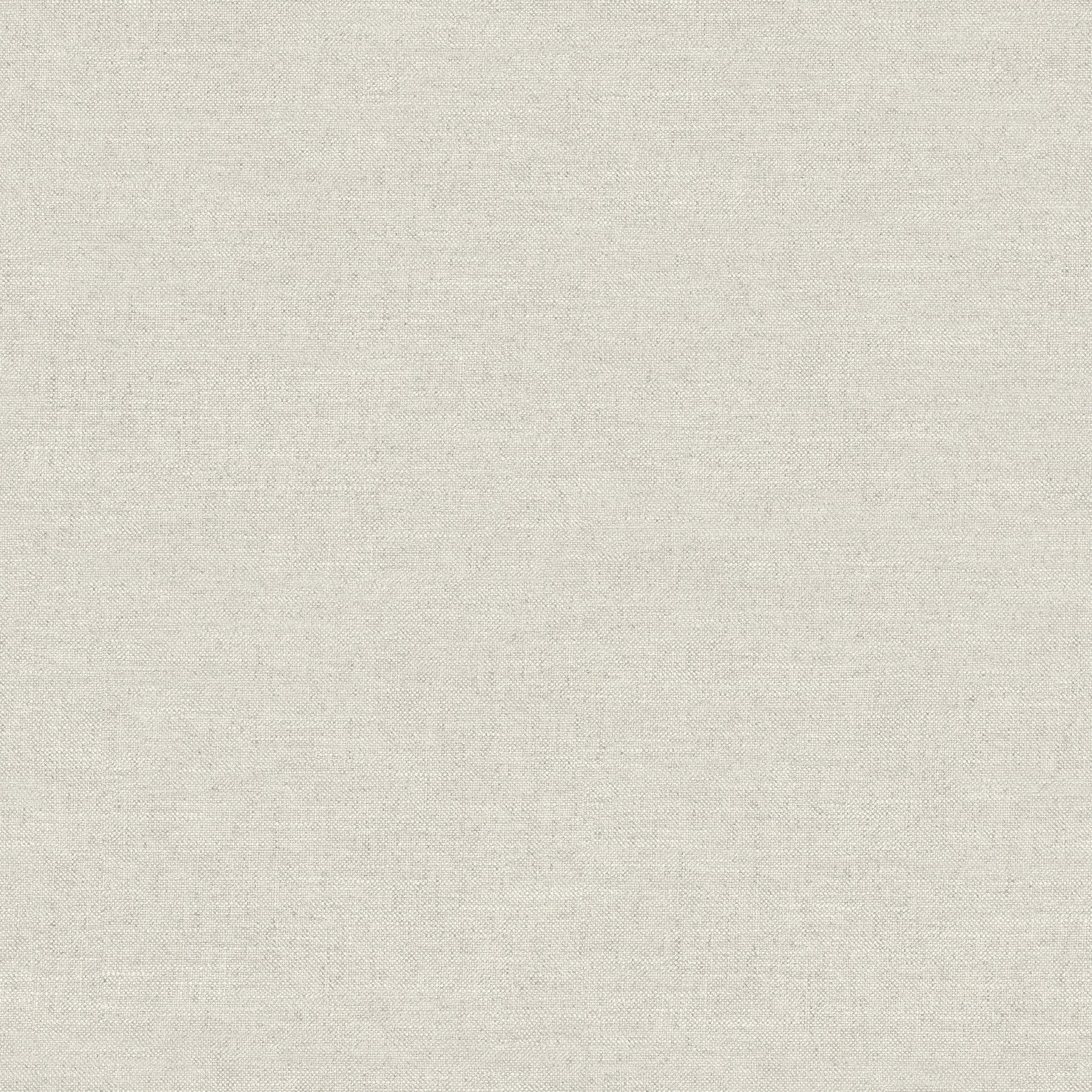 Chambray Light Grey Fabric Weave Wallpaper