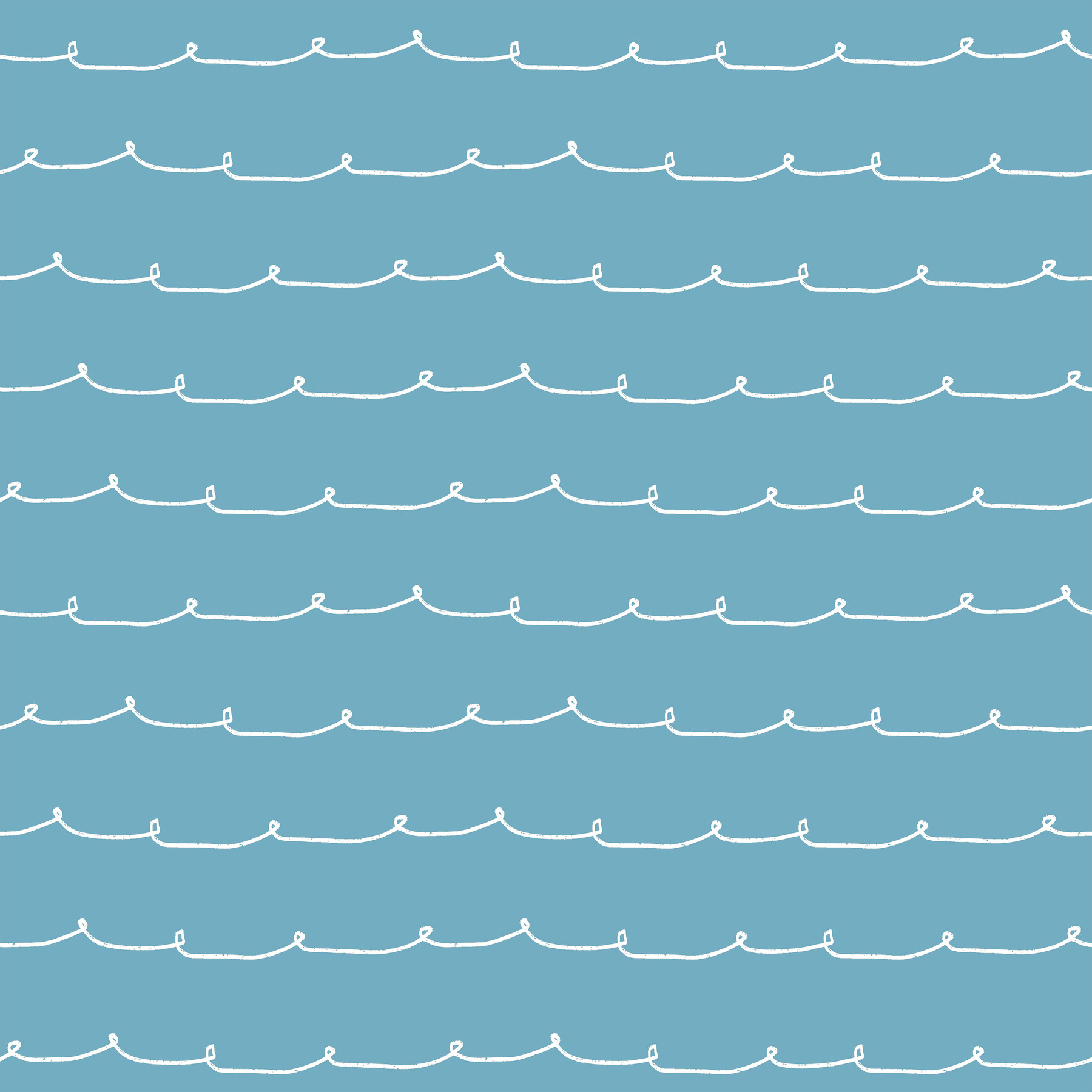 Wiggle Line Blue Stripe Wallpaper